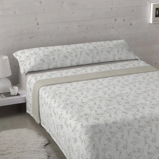Juego de Sábanas de Coralina Eleni en color Beige marca Karamelo