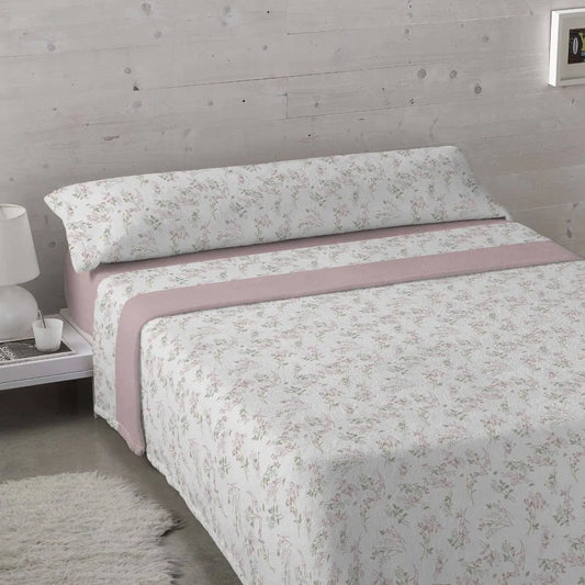 Juego de Sábanas de Coralina Eleni en color Rosa marca Karamelo