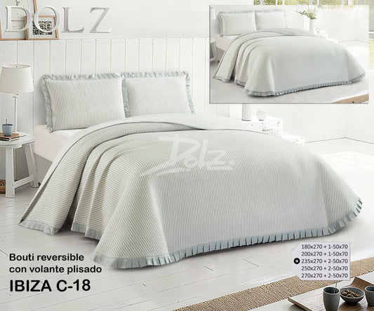 Colcha gris  Ibiza DOLZ