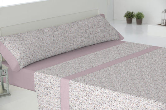 Juego Sábanas NATURA  marca Ankeli color rosa