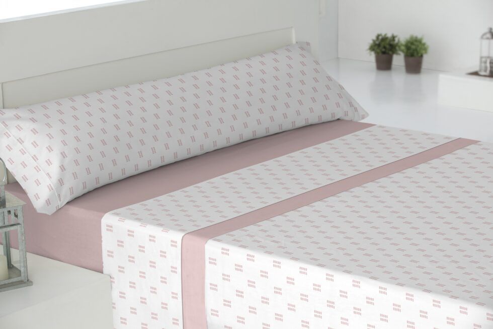 Sábanas Coralina modelo Olivo de Ankeli