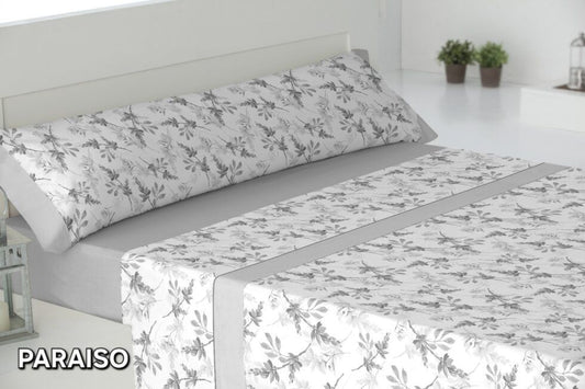 Drap gris Red Swan Paradise