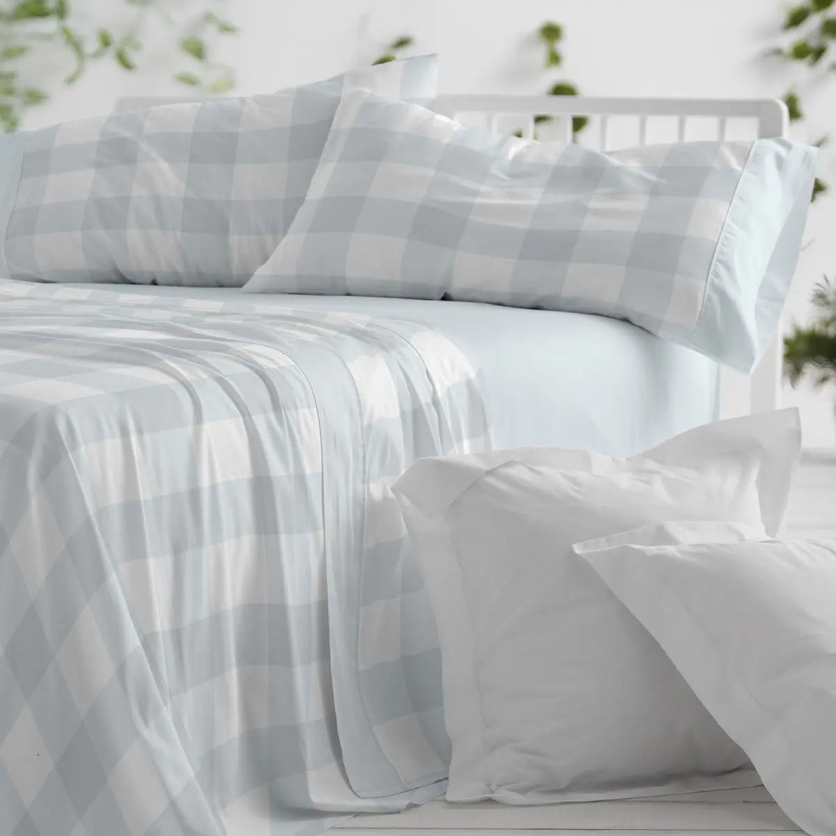 Fabric Sheet Set 241 White/Grey BURRITO BLANCO
