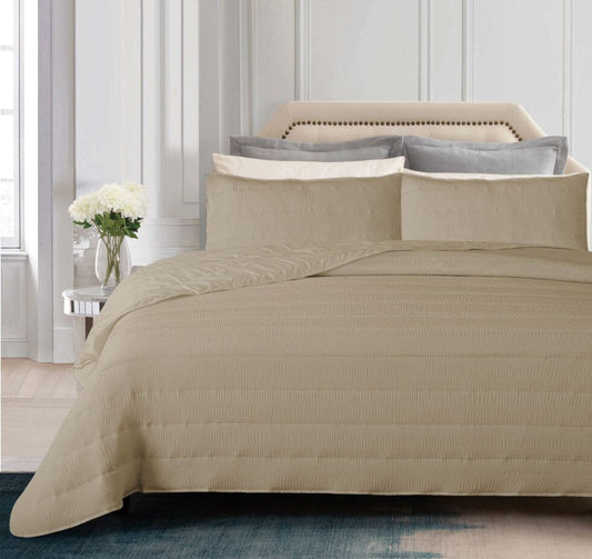 Colcha beige Veneto de Miracle Home