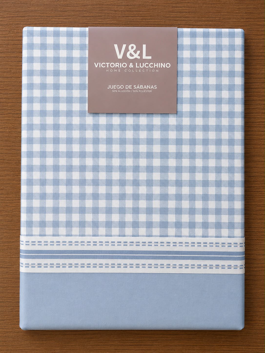 Juego de Sábanas Victorio y Luchino de verano modelo Vicky azul