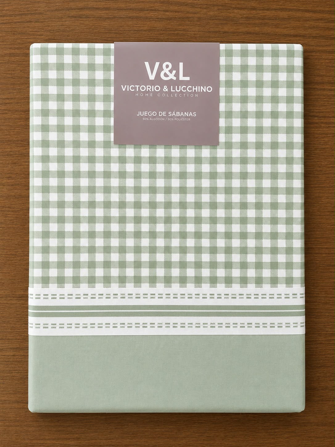 Juego de Sábanas Victorio y Luchino de verano modelo Vicky verde