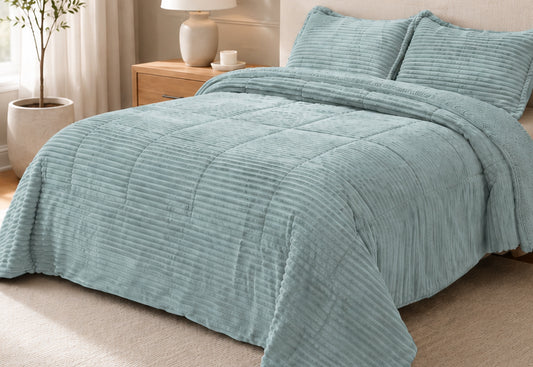 Edredón Conforter DN Sedalina/Sherpa Borreguito Alice color menta
