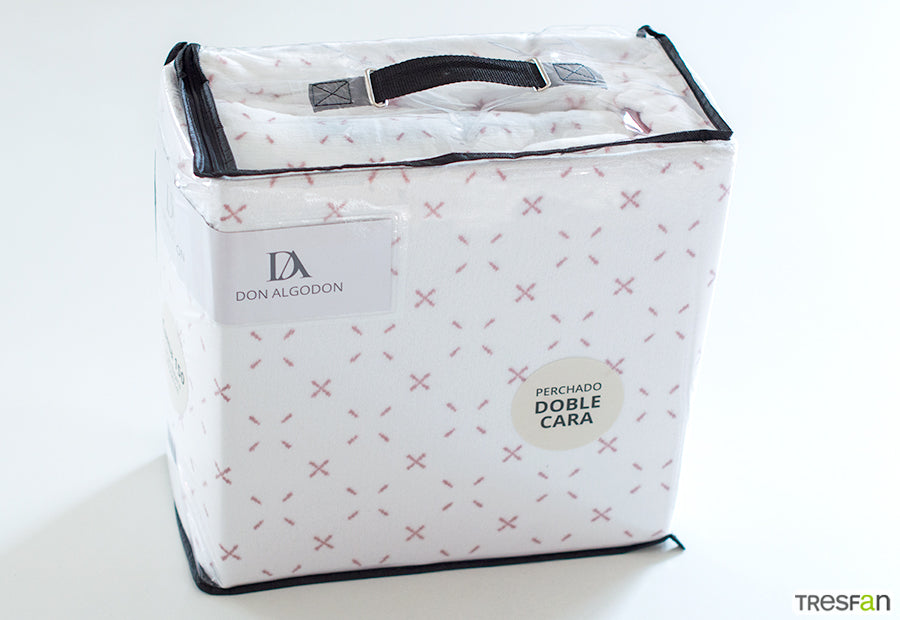 FLASH Sábana Coralina 220gr DON ALGODON Doble Cara Amara maquillaje