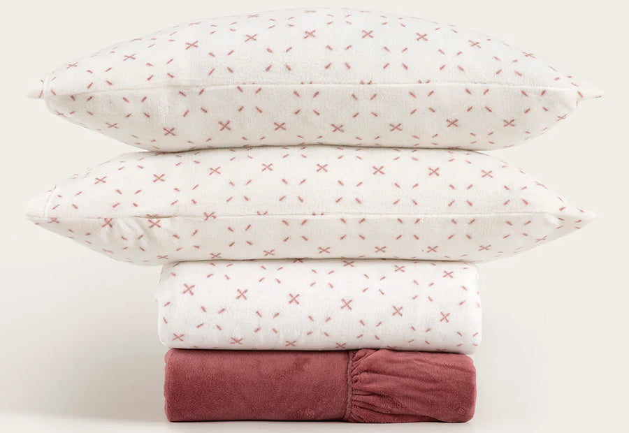 FLASH Sábana Coralina 220gr DON ALGODON Doble Cara Amara maquillaje