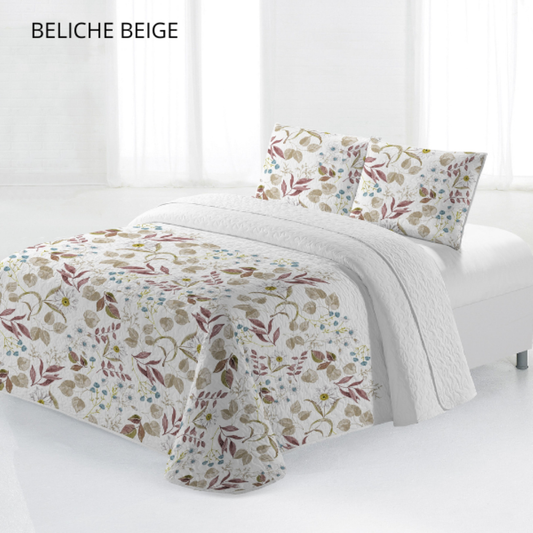 Couette Bouti Cousu Réversible Beige CLARA VIDAL Beliche 340 gr