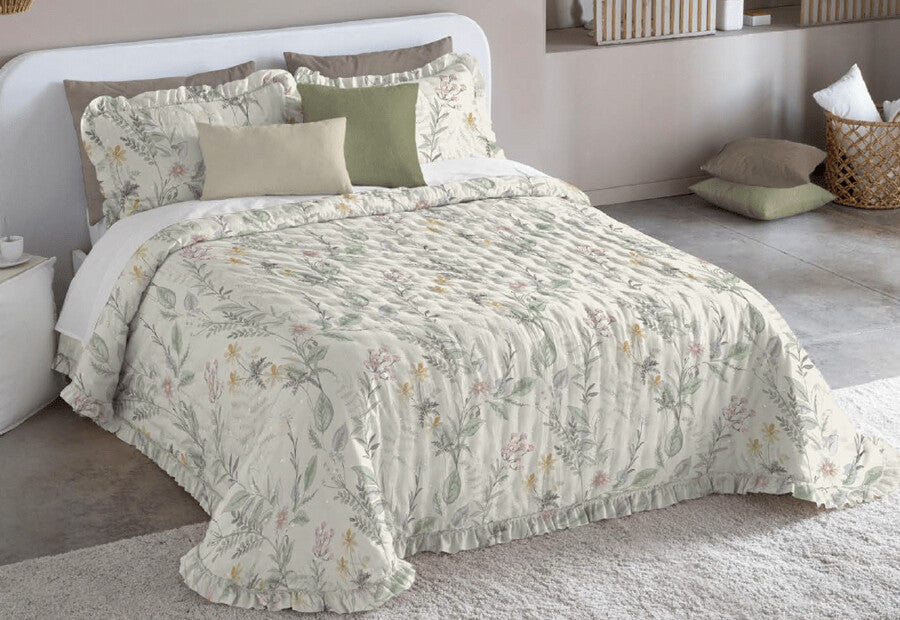 Colcha Bouti Comforter Invierno FUNDECO Daliana Beige