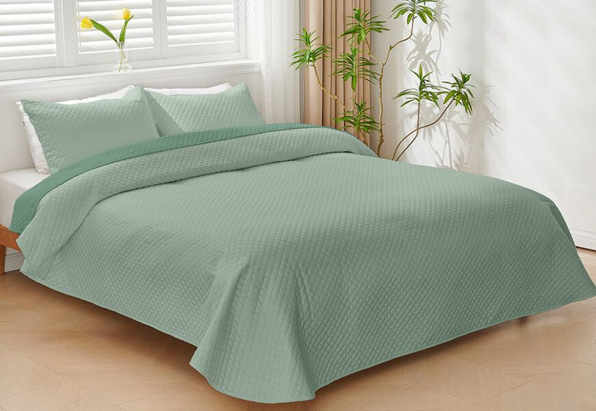 Colcha Bouti Reversible Bicolor ICELANDS Demi Moore Verde