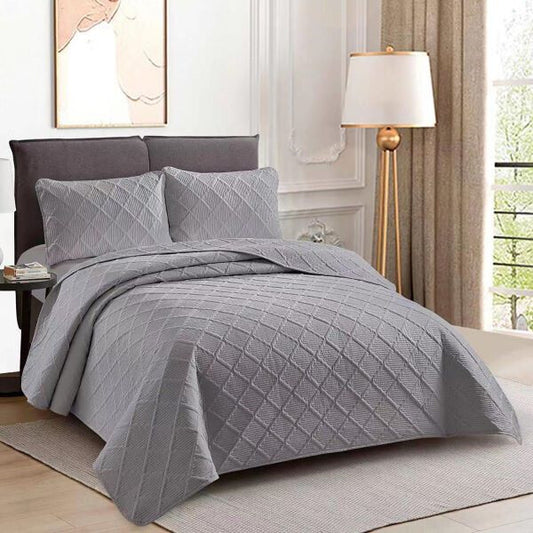 Gray quilt