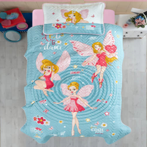 Fairies reversible quilt