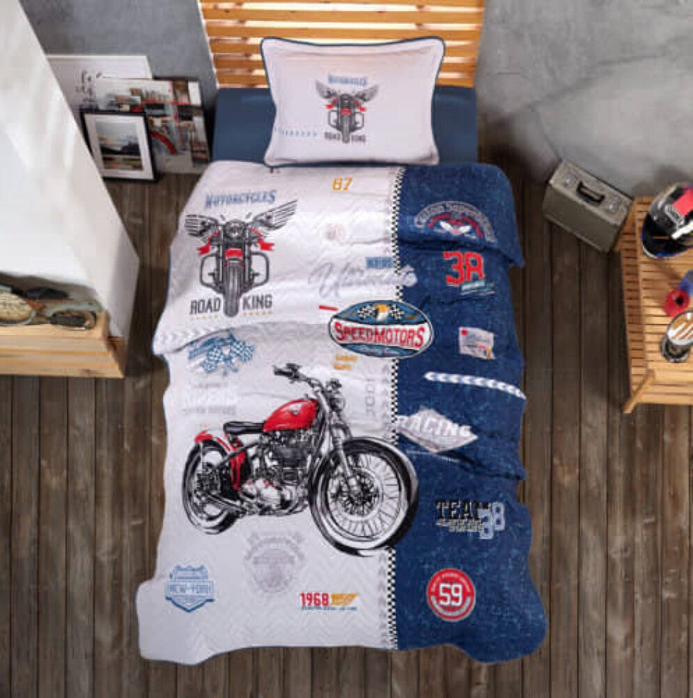 Reversible motorcycle quilt