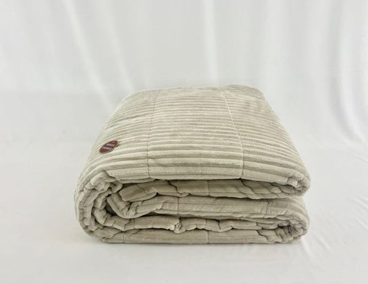 Edredón Sherpa color beige MIX de  Ankelí
