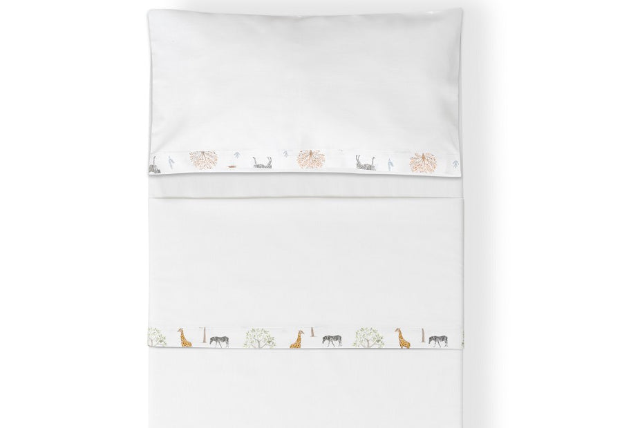 DON ALGODON Sábana Tela Algodón+Peine Serengueti D3197 Cuna