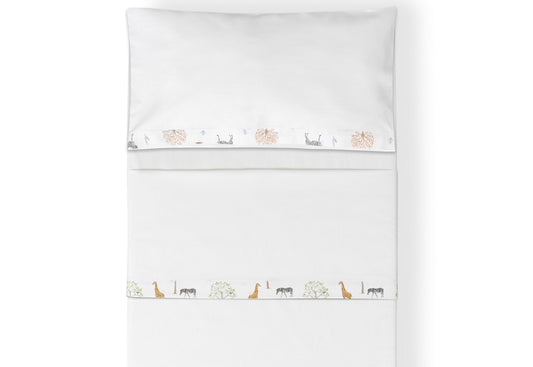 DON ALGODON Sábana Tela Algodón+Peine Serengueti D3197 Cuna