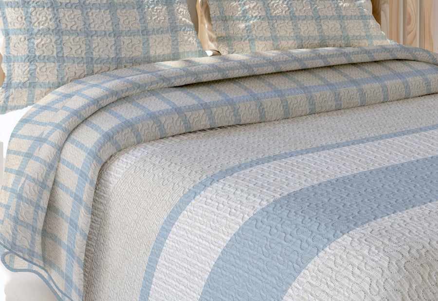 Colcha Bouti Termosellada BIANCA Reversible Dante