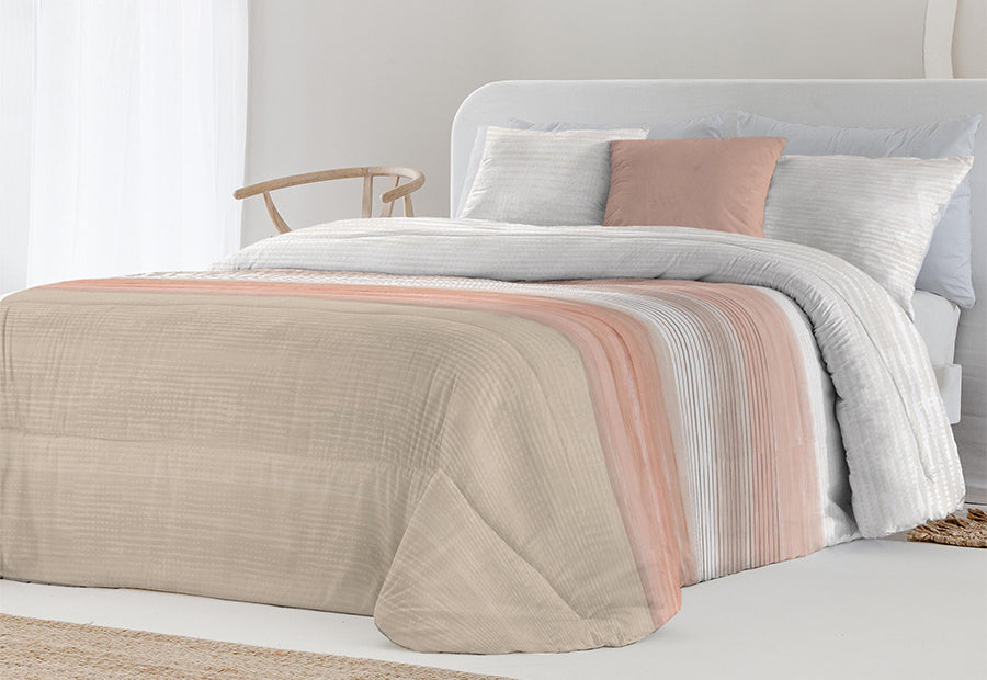 Edredón Comforter Reversible FUNDECO Estampado Dominic terra