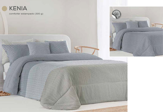 Edredón Comforter Reversible FUNDECO Estampado Kenia