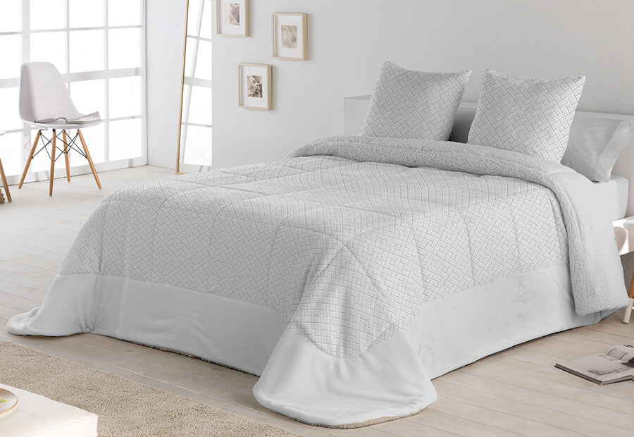 Edredón Comforter Sedalina Gofrada+Sherpa POLO POLO Max gris