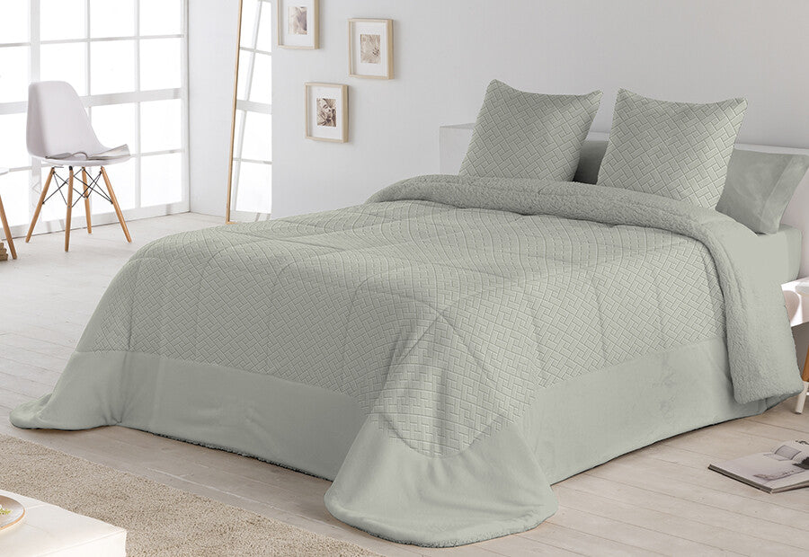 Edredón Comforter Sedalina Gofrada+Sherpa POLO POLO Max verde