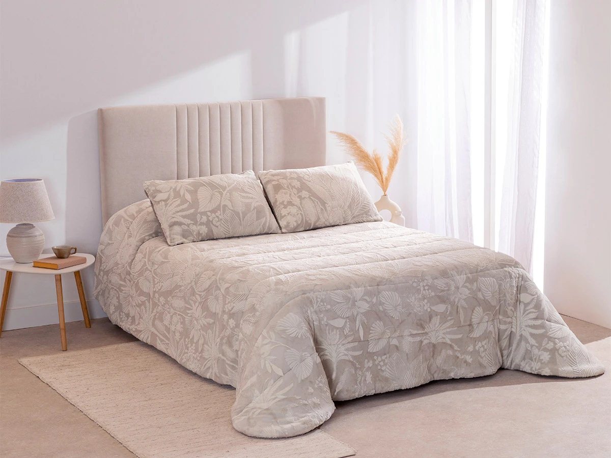 Edredón beige sherpa GALA 650gr Don Algodon