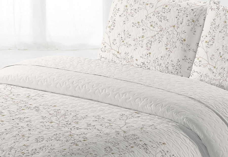 Colcha Bouti Cosida Reversible CLARA VIDAL Elsinor beige
