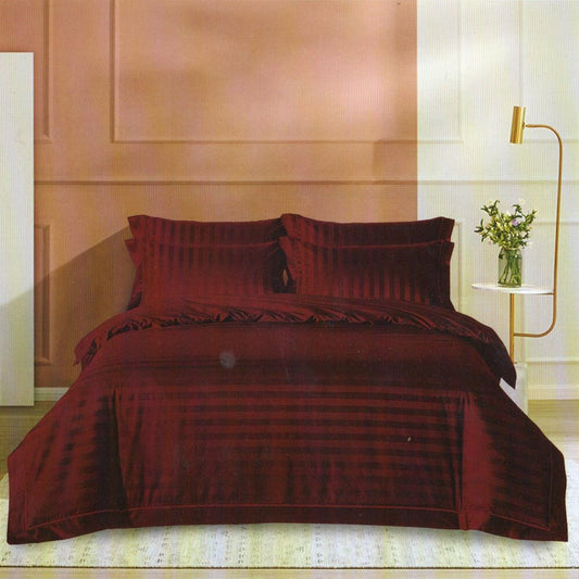 Burgundy duvet cover