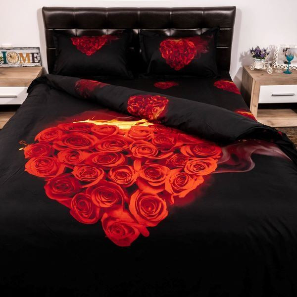 Duvet Cover Heart of Roses