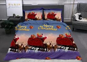 Christmas Fluorescent Duvet Cover