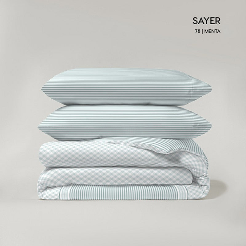 Funda Nórdica Reversible modelo Sayer de Catotex color menta