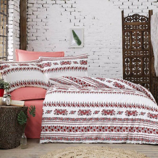 Traditional motif duvet cover