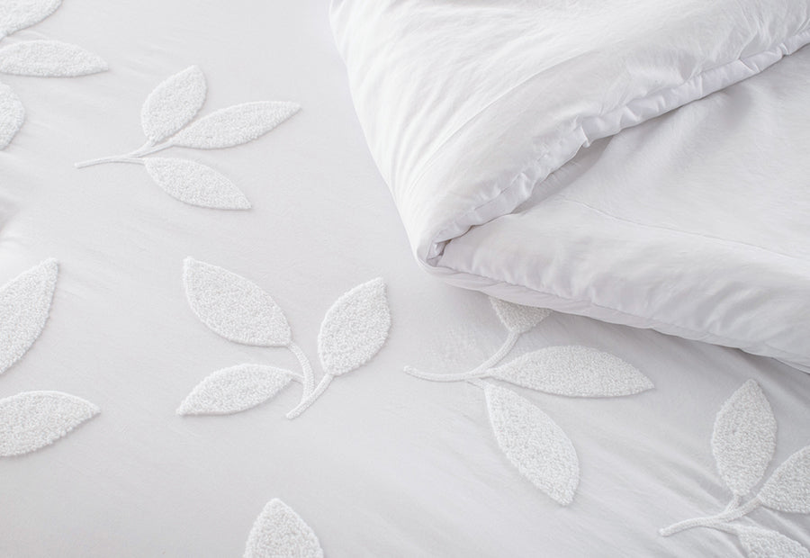 Colcha de invierno - Edredón Gaelan blanco de Clara Vidal 400 gr.