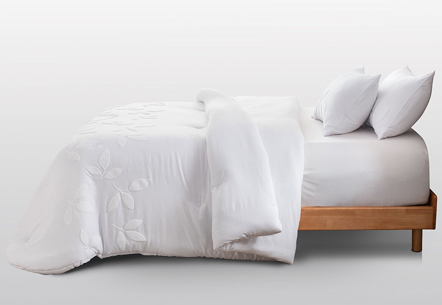 Colcha de invierno - Edredón Gaelan blanco de Clara Vidal 400 gr.