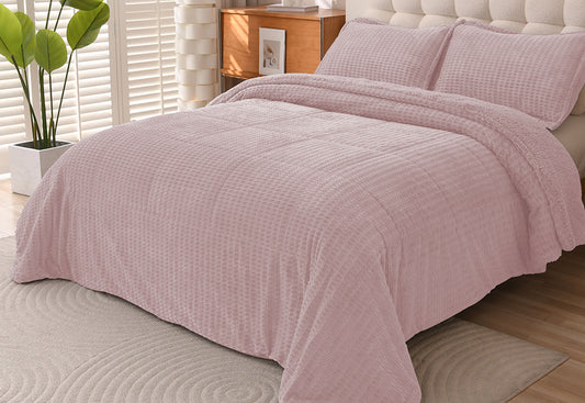 Edredón Conforter DN Sedalina/Sherpa Borreguito Greta color nude