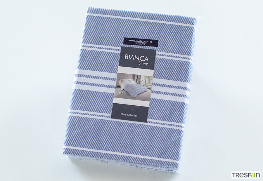 Funda Nórdica 3piezas Estampada BIANCA Dorna plomo