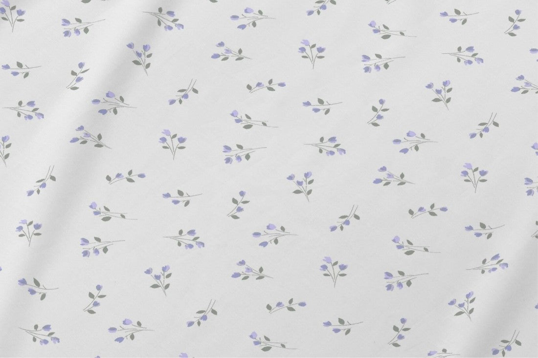 Parure de draps en tissu 241 Blanc/Gris BURRITO BLANCO