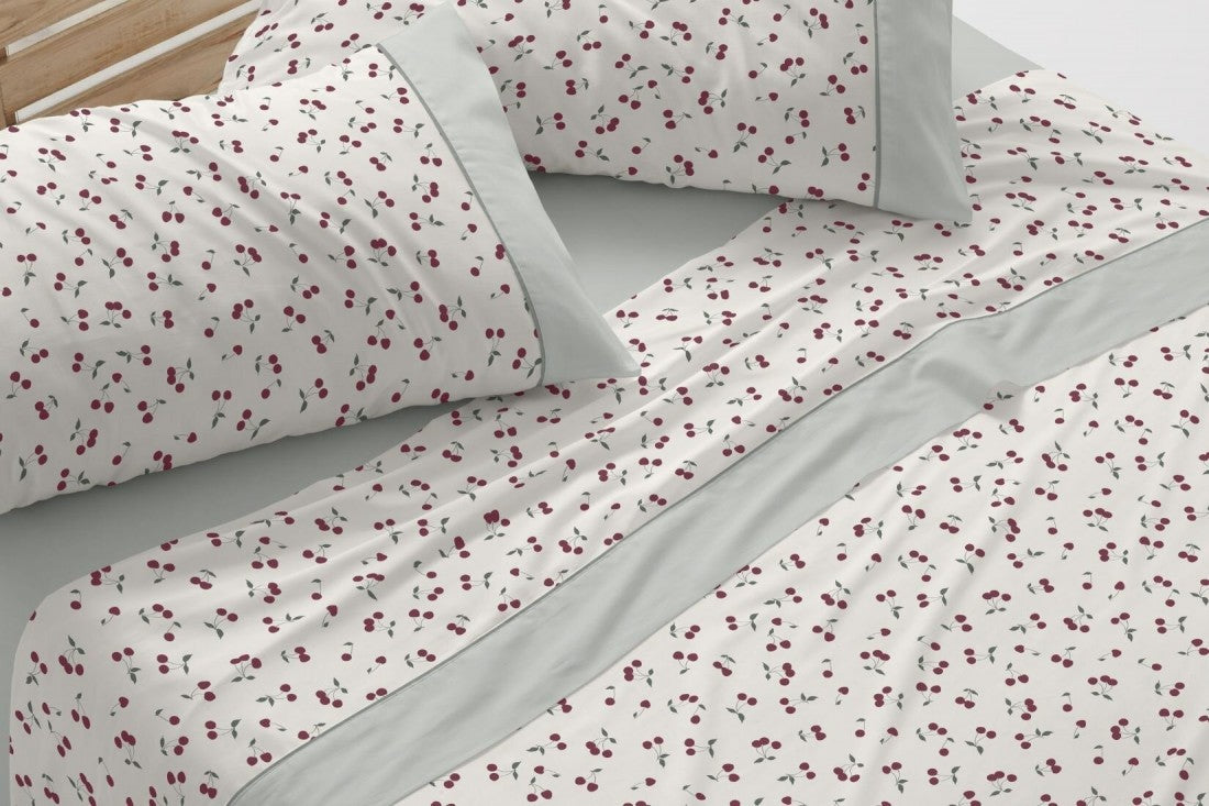 Fabric Sheet Set 241 White/Grey BURRITO BLANCO
