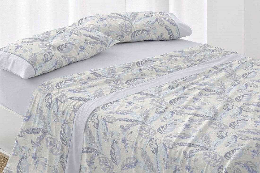Parure de draps en tissu 241 Blanc/Gris BURRITO BLANCO