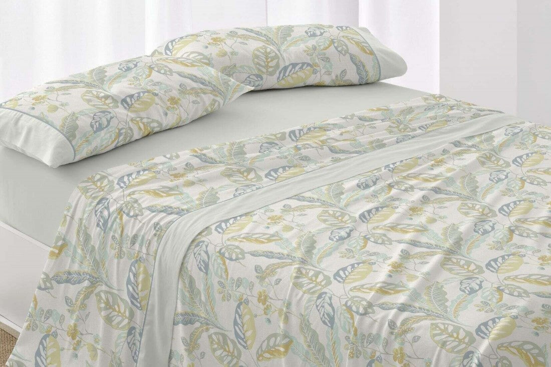 Parure de draps en tissu 241 Blanc/Gris BURRITO BLANCO