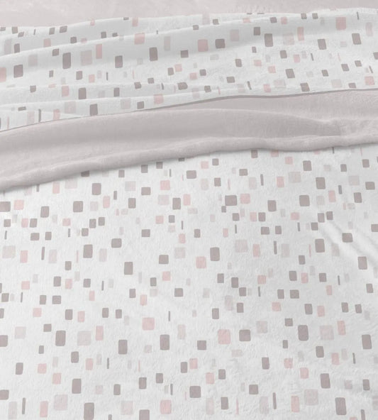 Sábana Coralina  diseño geométrico colar nude 102 de Burrito Blanco