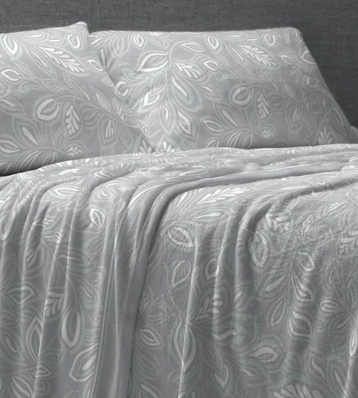 Sábana Coralina diseño floral colar azul TRN032 de Burrito Blanco