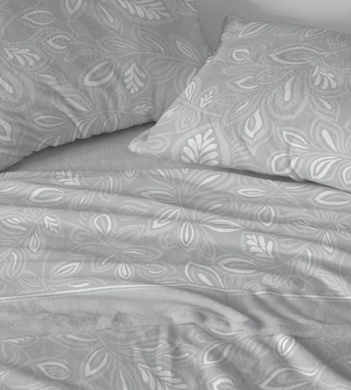 Sábana Coralina diseño floral colar azul TRN032 de Burrito Blanco