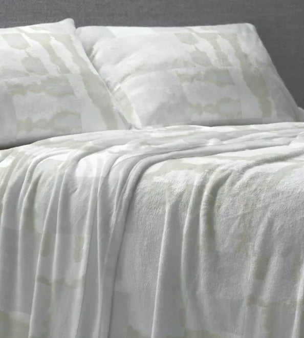 Sábana Coralina diseño floral colar menta TRN031 de Burrito Blanco