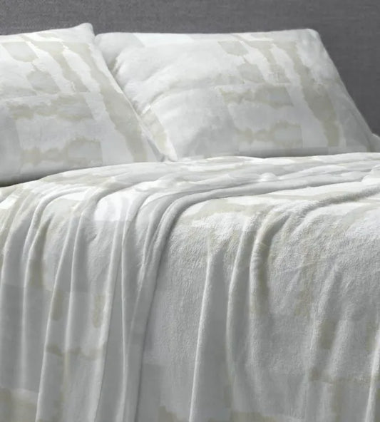 Sábana Coralina diseño floral colar menta TRN031 de Burrito Blanco