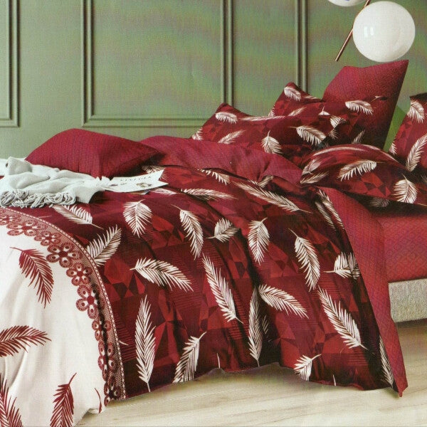 Border Feathers Sheet Set 4 Pieces