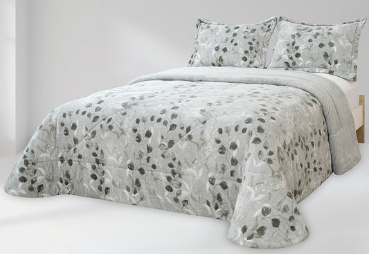 Edredón Conforter Sedalina+Sherpa CLARA VIDAL Karen gris 650 gr.