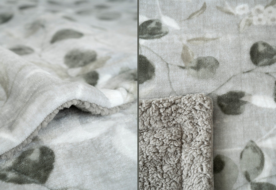 Edredón Conforter Sedalina+Sherpa CLARA VIDAL Karen gris 650 gr.